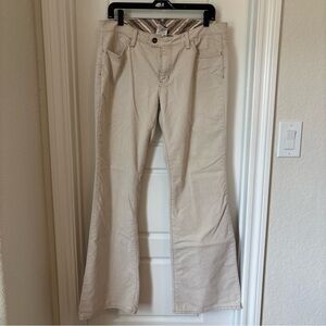 GAP Vintage Cream Corduroy Flare Leg Pants